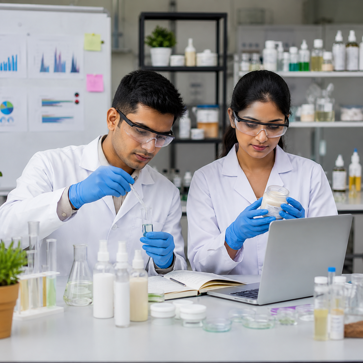 Formulación de productos en laboratorio Sciencia Labs